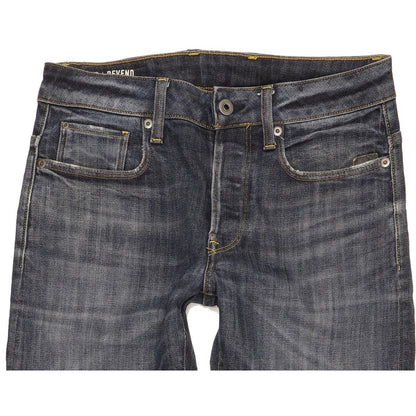 G-Star Revend Men Blue Straight Slim Stretch Jeans W29 L31