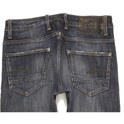 G-Star Revend Men Blue Straight Slim Stretch Jeans W29 L31
