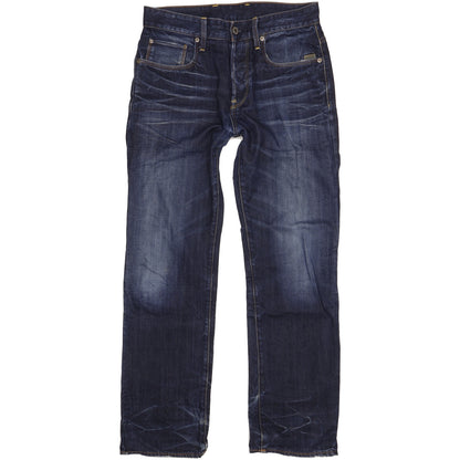 G-Star Defend Men Blue Straight Loose Jeans W30 L31