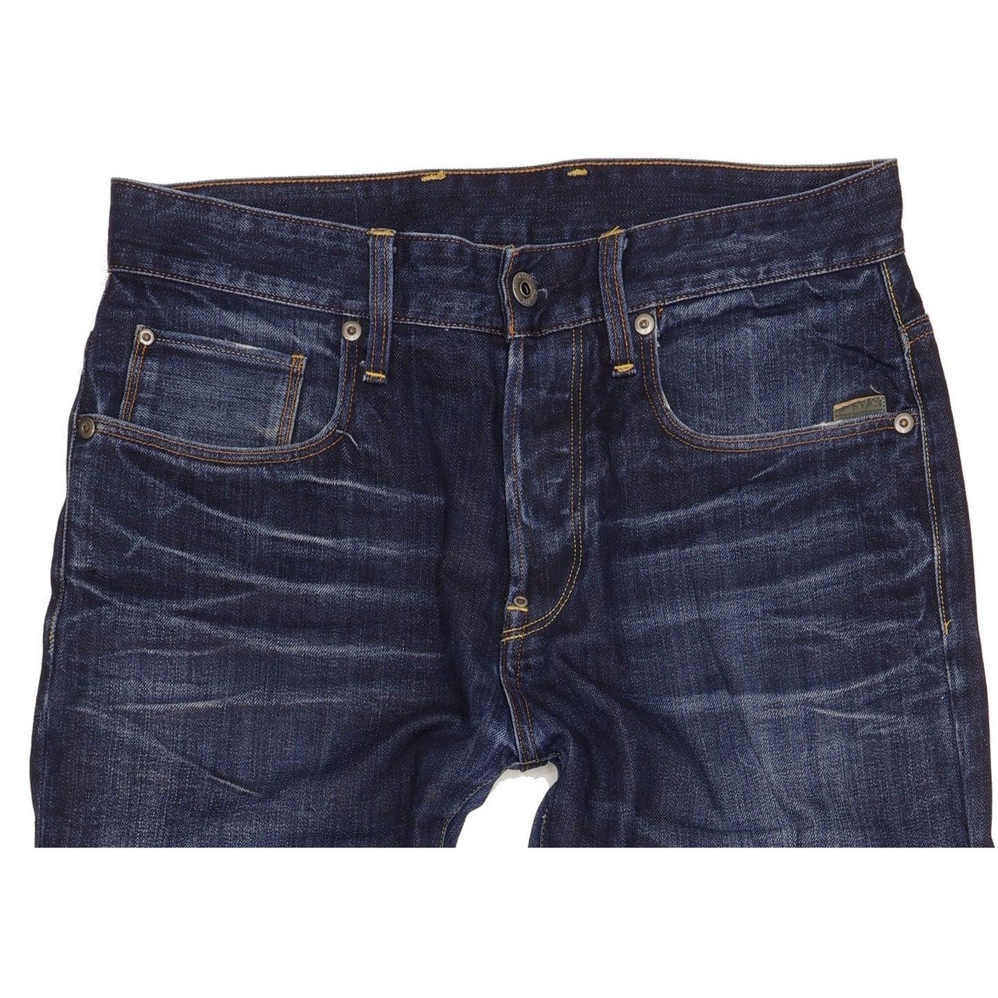 G-Star Defend Men Blue Straight Loose Jeans W30 L31