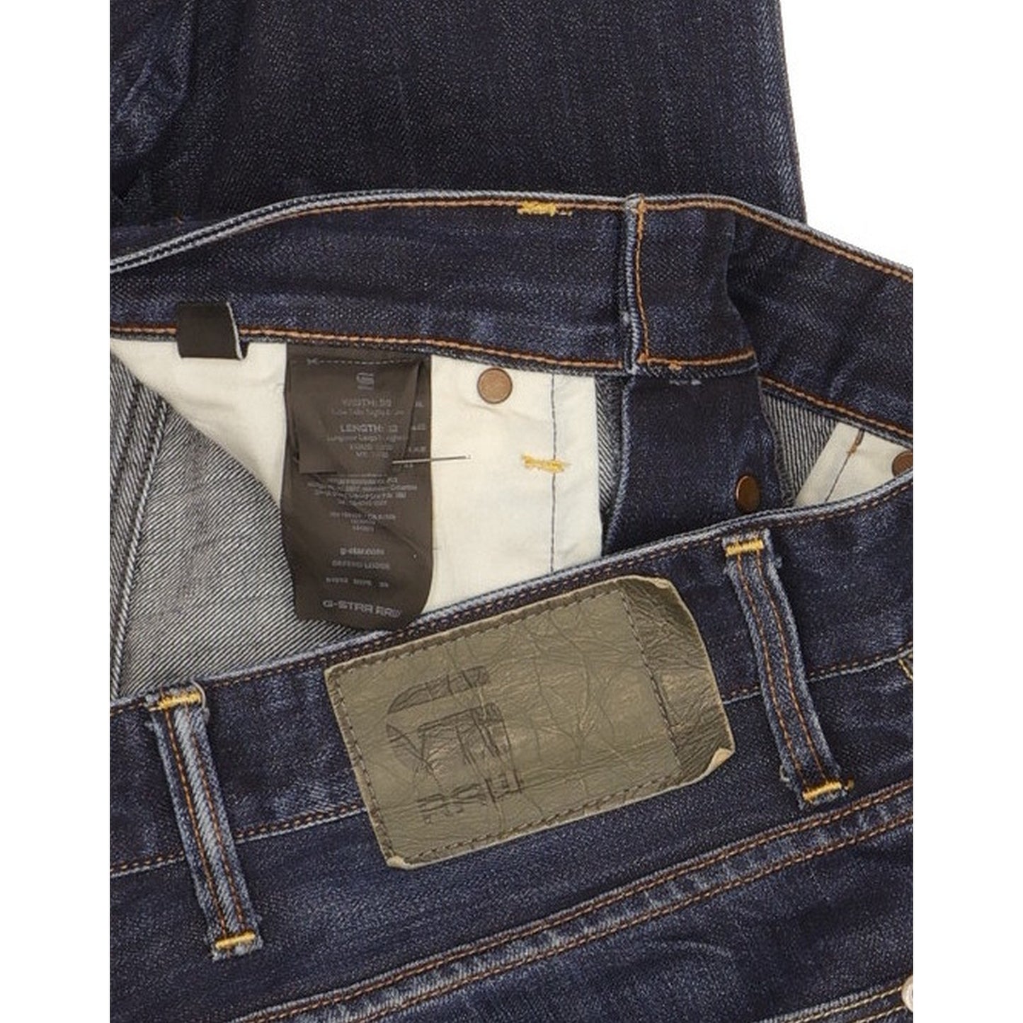 G-Star Defend Men Blue Straight Loose Jeans W30 L31