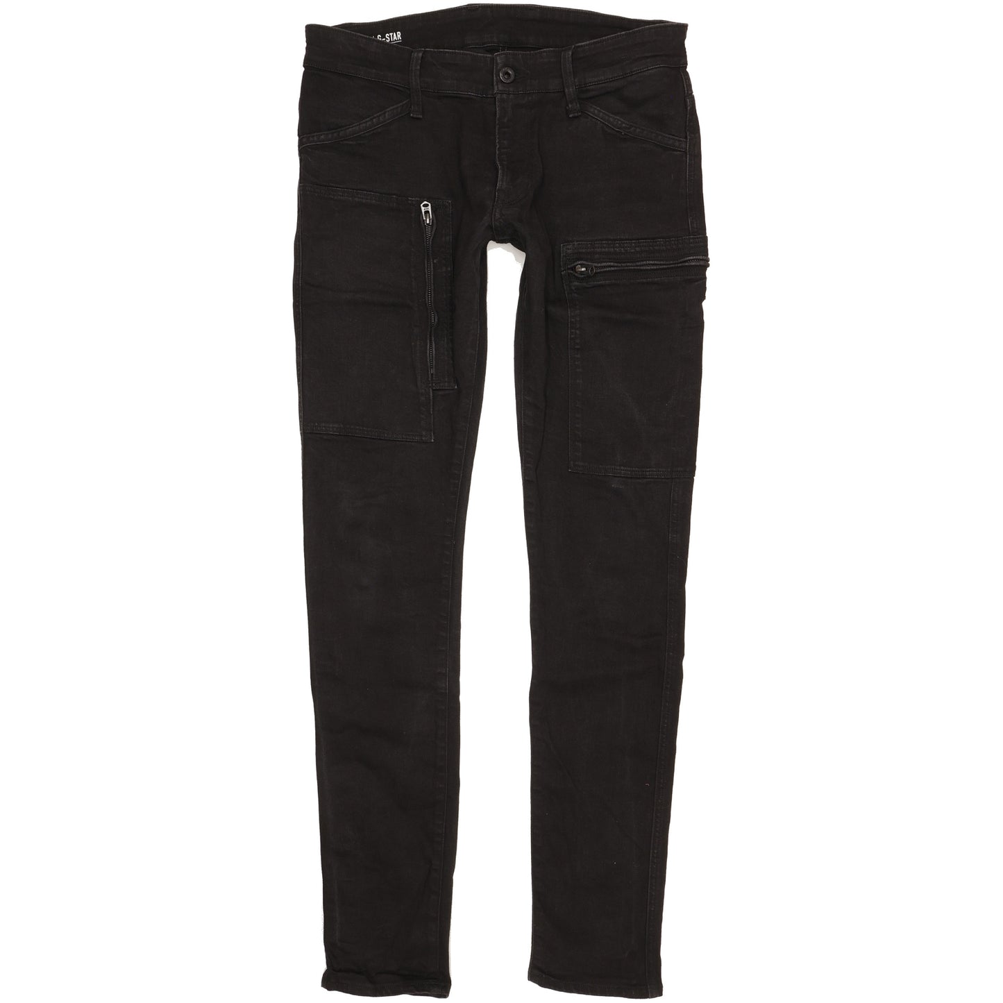 G-Star Powel Men Black Skinny Slim Stretch Jeans W34 L34