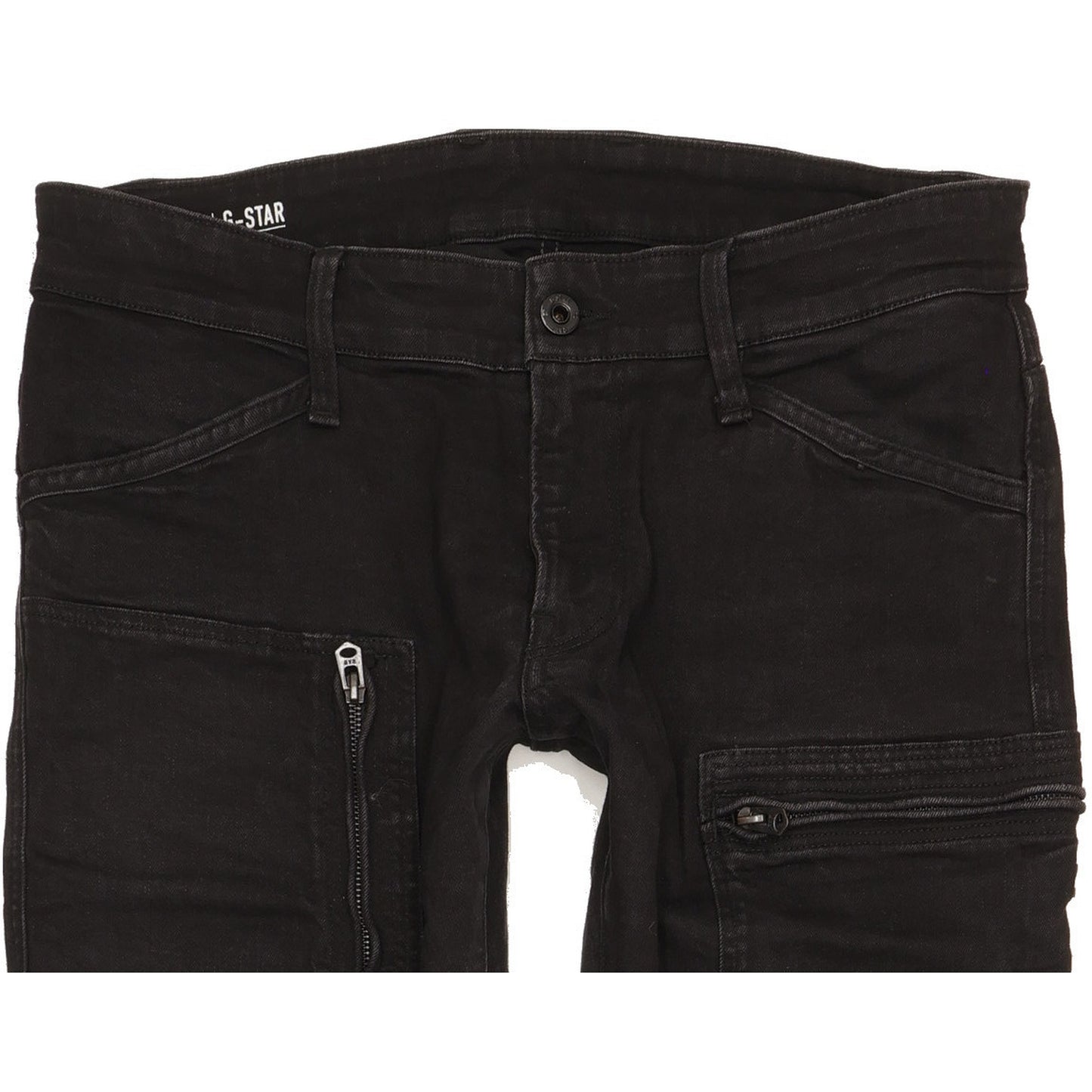 G-Star Powel Men Black Skinny Slim Stretch Jeans W34 L34