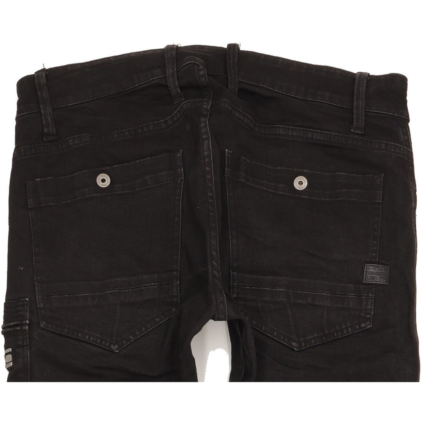 G-Star Powel Men Black Skinny Slim Stretch Jeans W34 L34