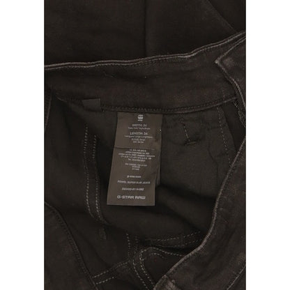 G-Star Powel Men Black Skinny Slim Stretch Jeans W34 L34