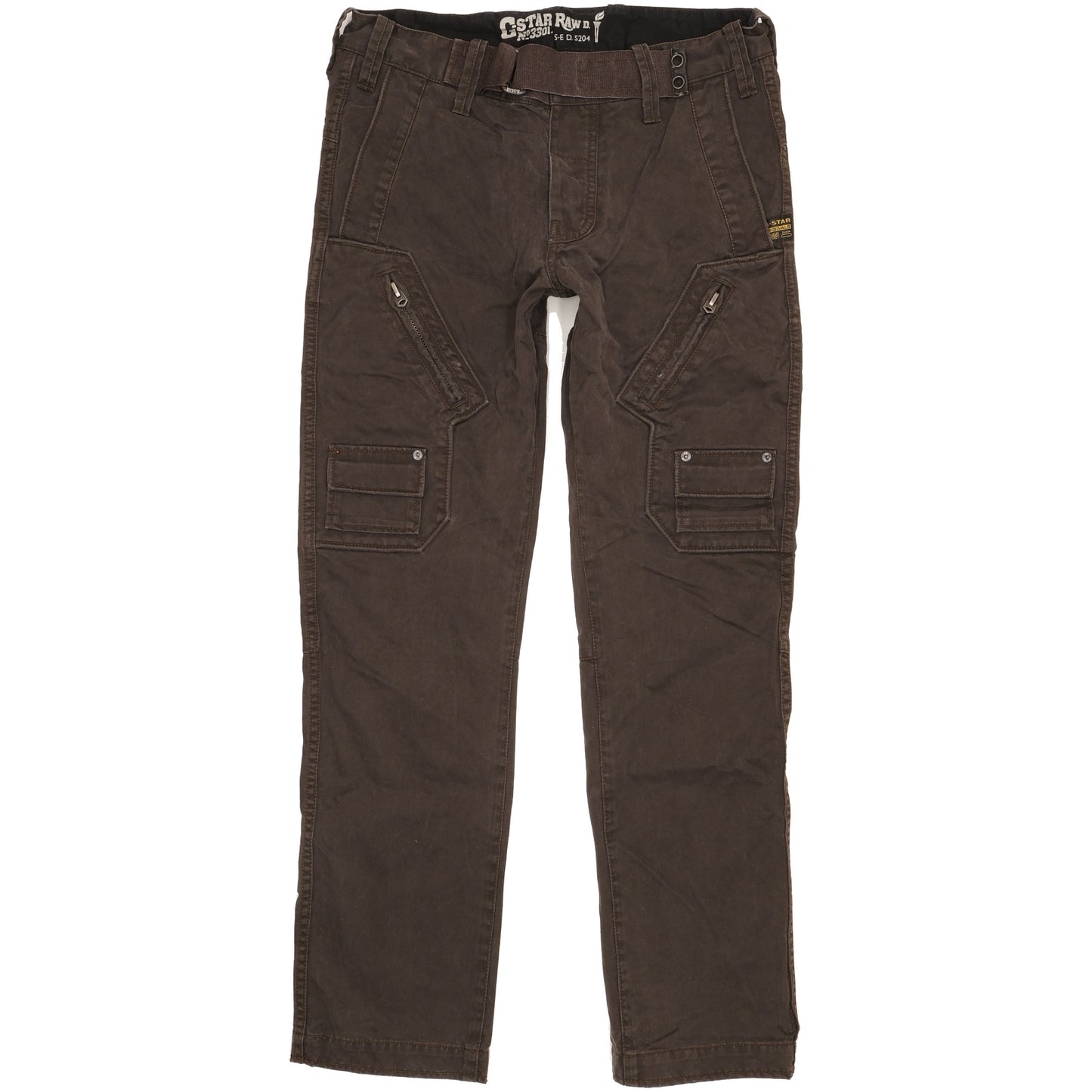G-Star 5204 Men Brown Straight Regular Jeans W33 L32