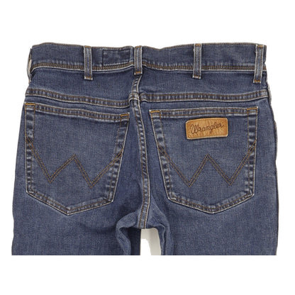 Wrangler Texas Men Blue Straight Regular Stretch Jeans W33 L30