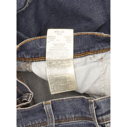 Wrangler Texas Men Blue Straight Regular Stretch Jeans W33 L30