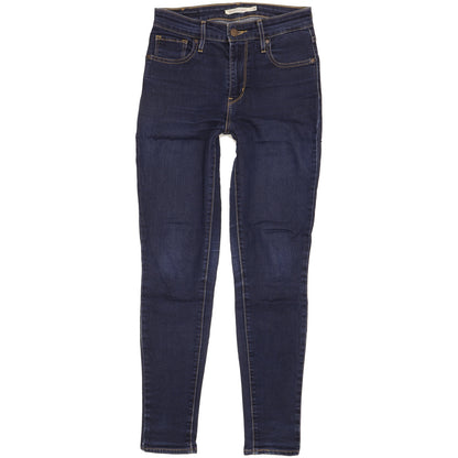 Levi's 721 Women Blue Skinny Slim Stretch Jeans W26 L28