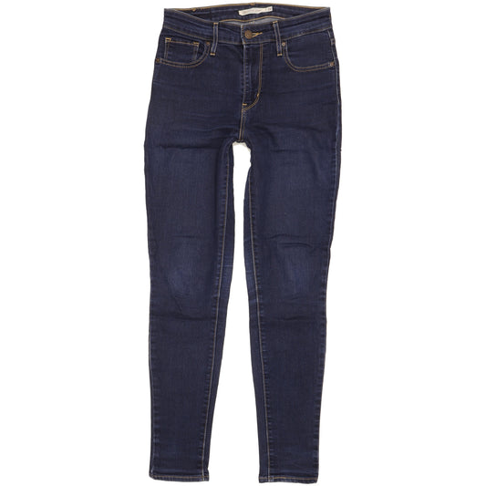 Levi's 721 Women Blue Skinny Slim Stretch Jeans W26 L28