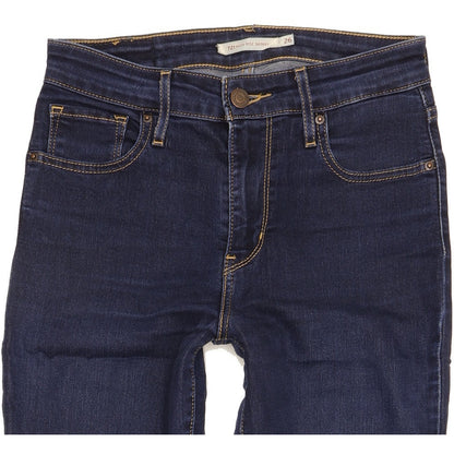 Levi's 721 Women Blue Skinny Slim Stretch Jeans W26 L28