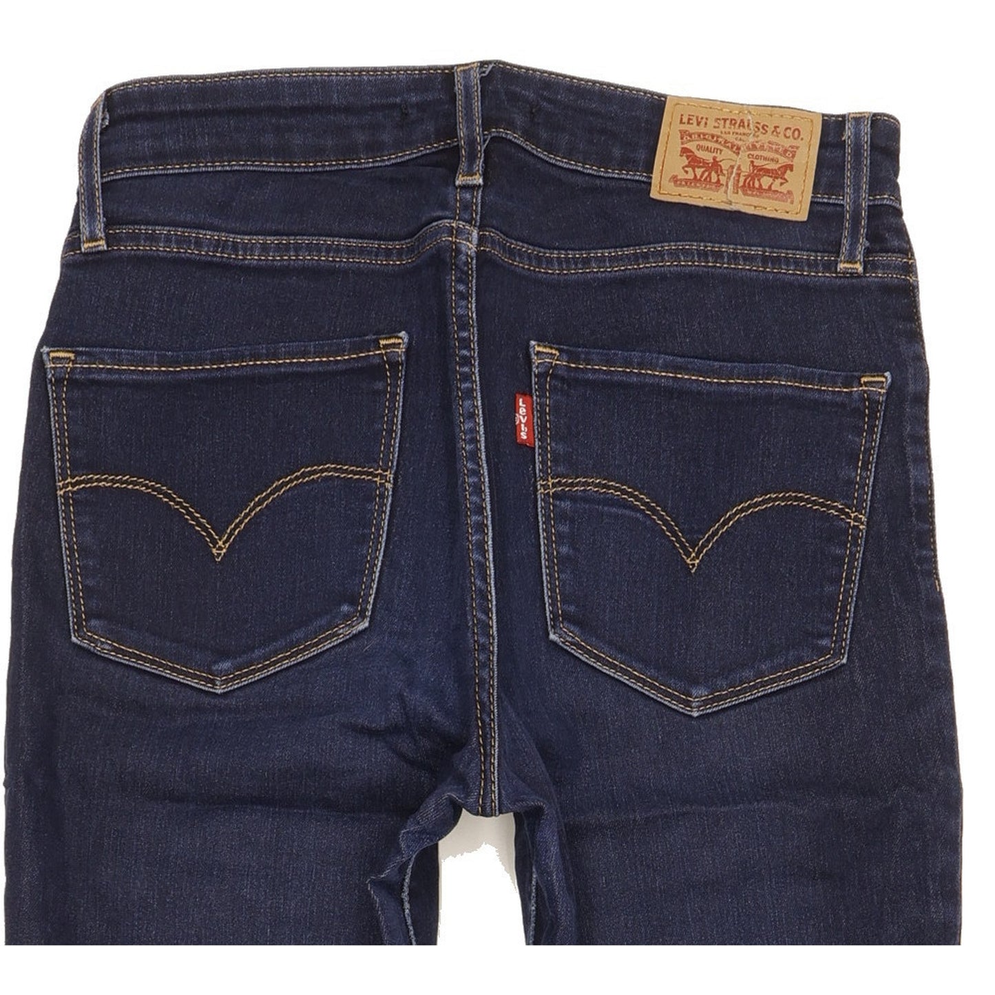 Levi's 721 Women Blue Skinny Slim Stretch Jeans W26 L28