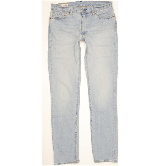 Levi's 511 Men Blue Straight Slim Stretch Jeans W32 L34