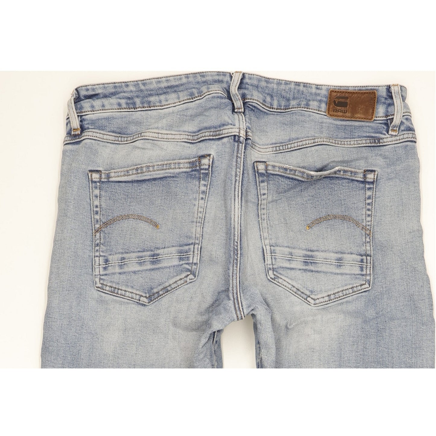G-Star Kate Women Blue Straight Loose Boyfriend Stretch Jeans W29 L30