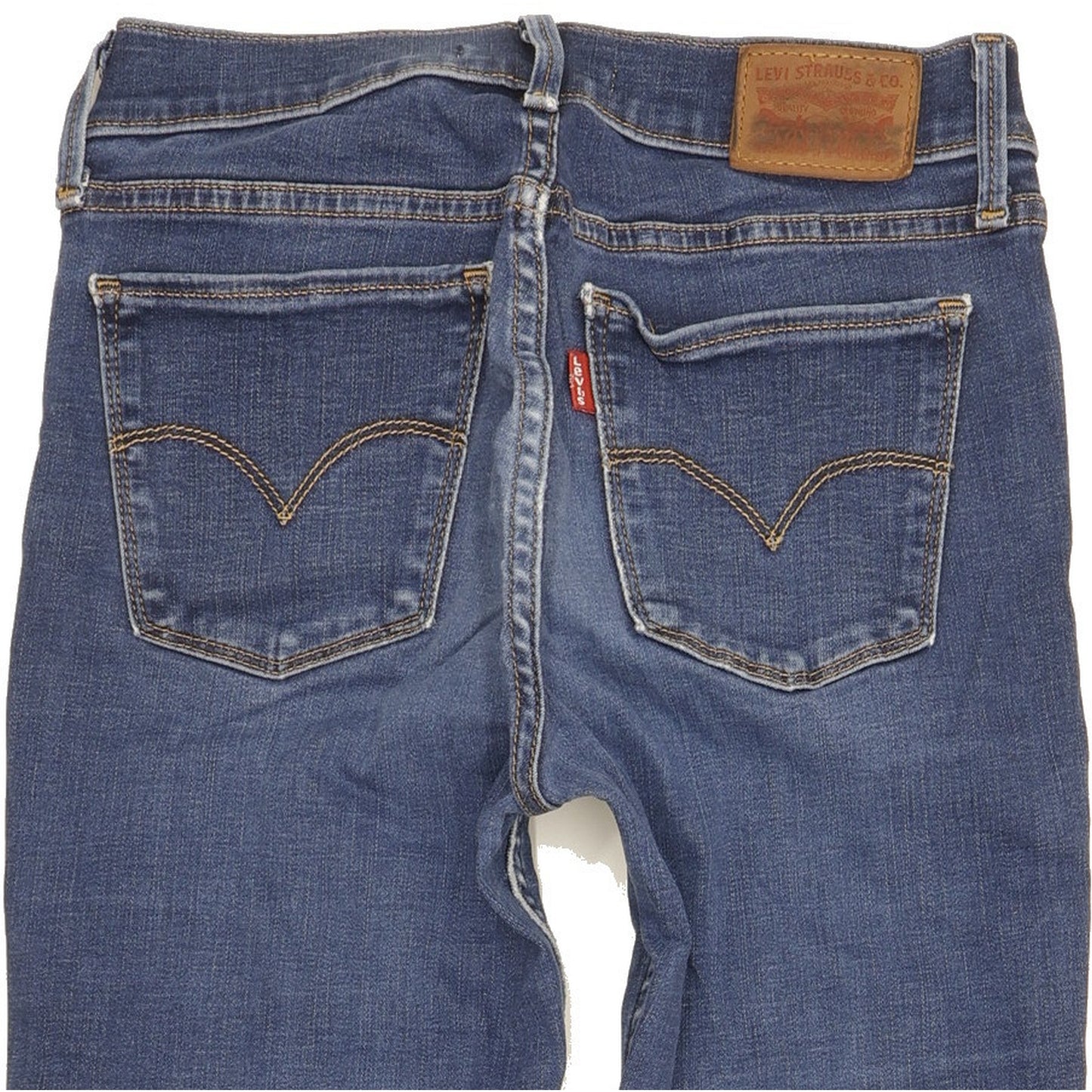 Levi's 710 Super Women Blue Skinny Slim Stretch Jeans W26 L29