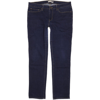 Levi's 712 Men Blue Straight Slim Stretch Jeans W33 L32