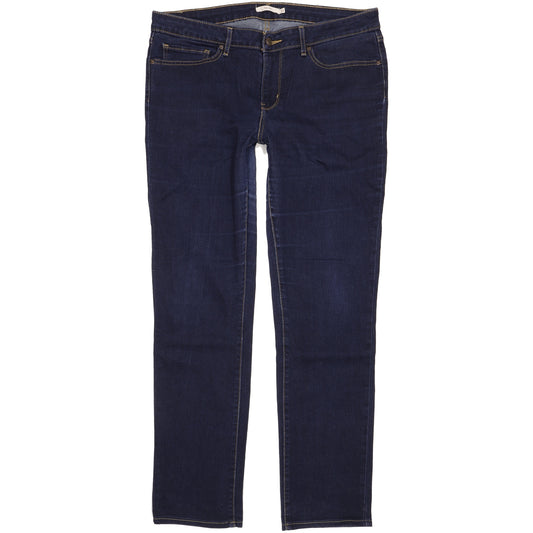 Levi's 712 Men Blue Straight Slim Stretch Jeans W33 L32