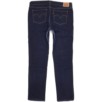 Levi's 712 Men Blue Straight Slim Stretch Jeans W33 L32