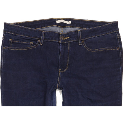 Levi's 712 Men Blue Straight Slim Stretch Jeans W33 L32