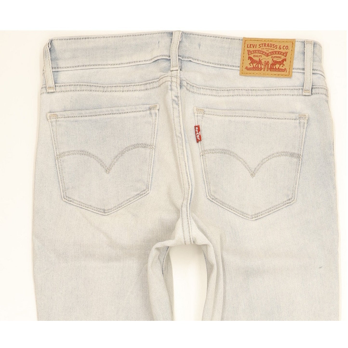 Levi's 711 Women Blue Skinny Slim Stretch Jeans W25 L30