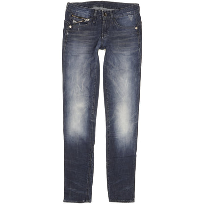 G-Star Midge Women Blue Skinny Slim Stretch Jeans W28 L32