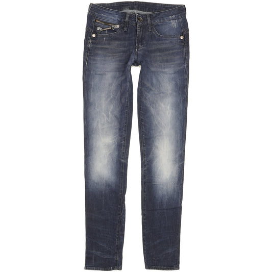 G-Star Midge Women Blue Skinny Slim Stretch Jeans W28 L32
