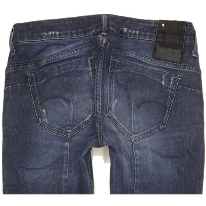 G-Star Midge Women Blue Skinny Slim Stretch Jeans W28 L32