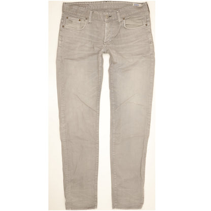 G-Star 3301 Men Grey Tapered Slim Jeans W34 L34