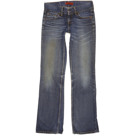 Levi's 557 Eve Women Blue Straight Slim Jeans W28 L33