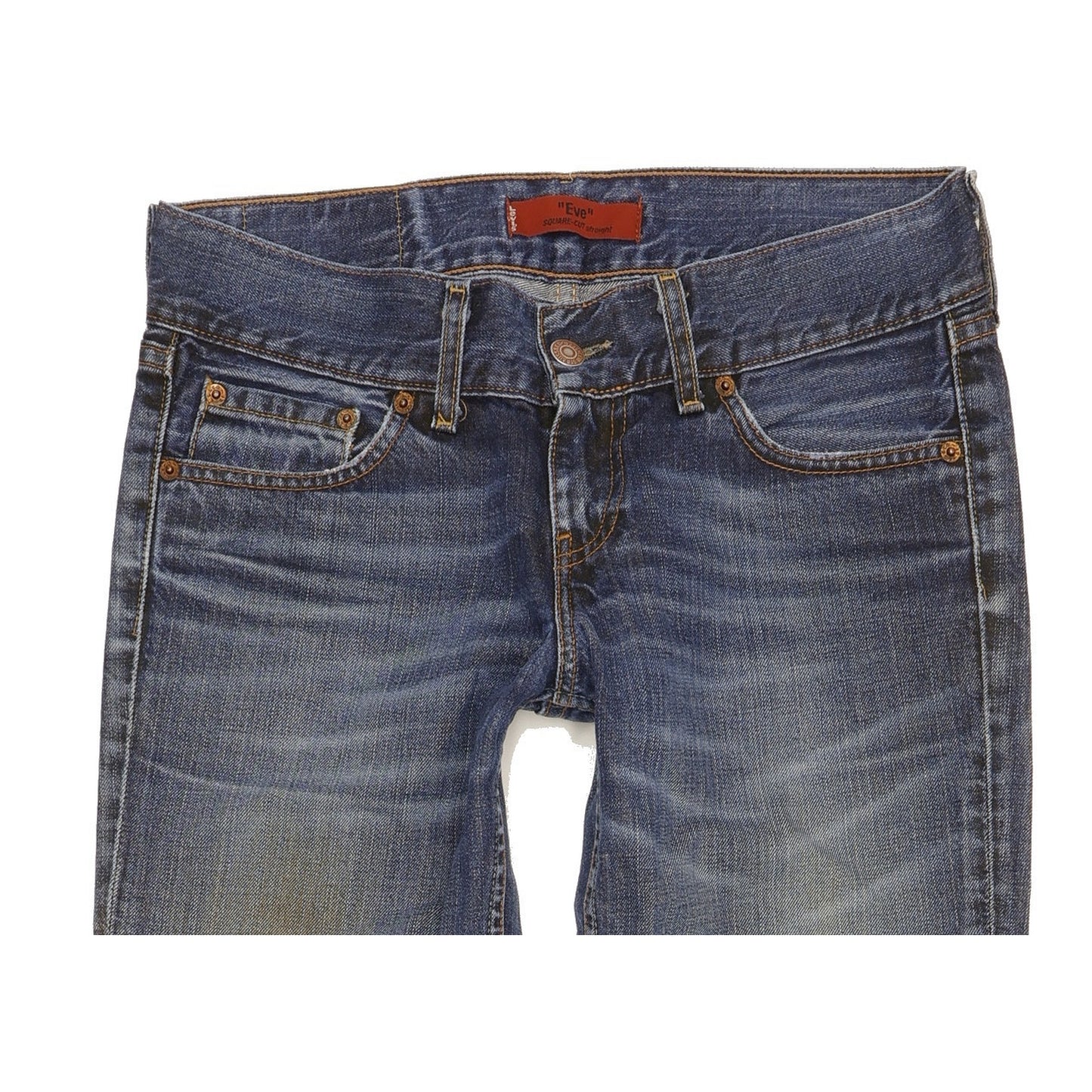 Levi's 557 Eve Women Blue Straight Slim Jeans W28 L33