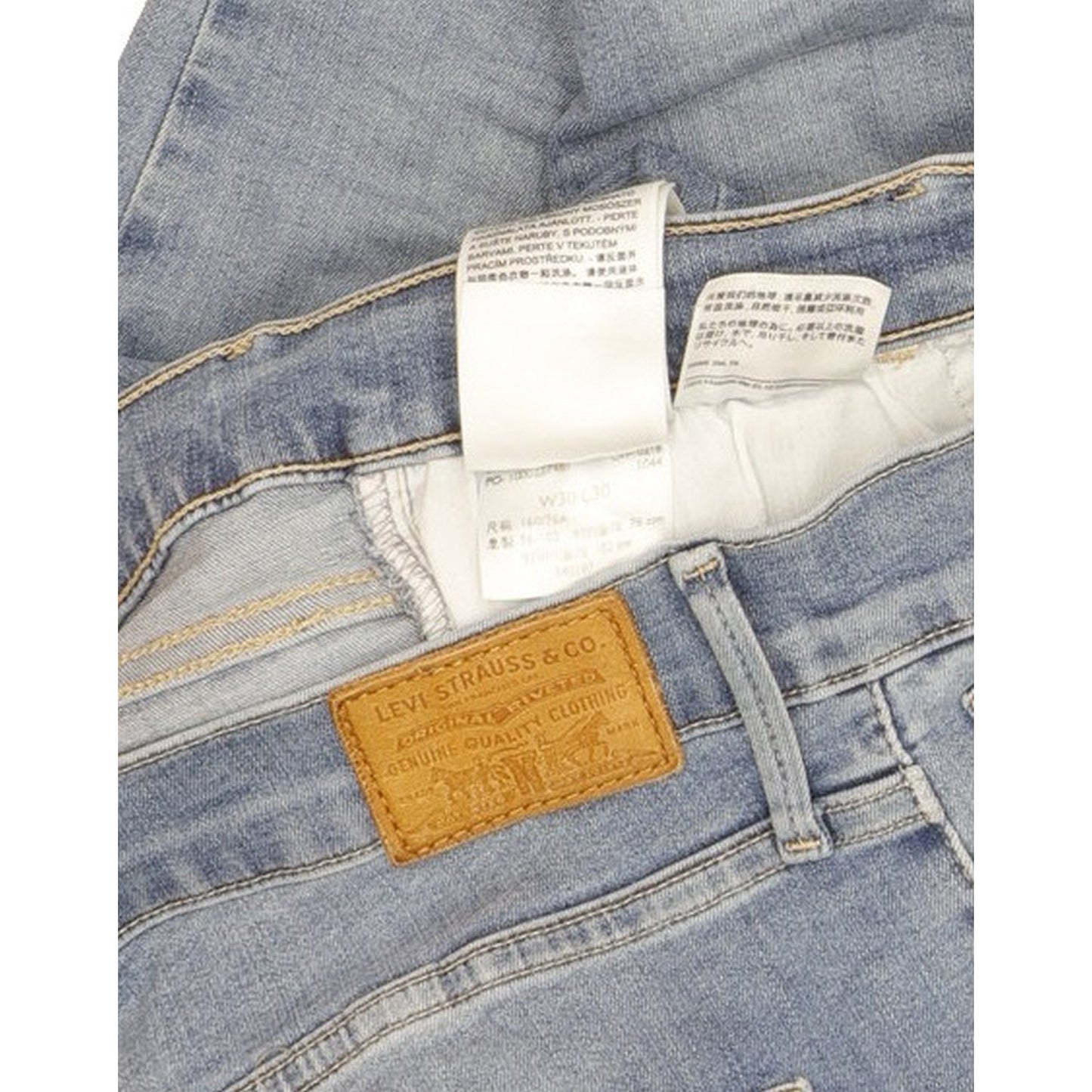 Levi's 720 Super Women Blue Skinny Slim Stretch Jeans W30 L26