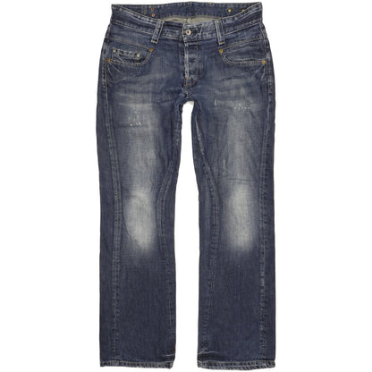 G-Star Radar Men Blue Straight Regular Jeans W36 L34