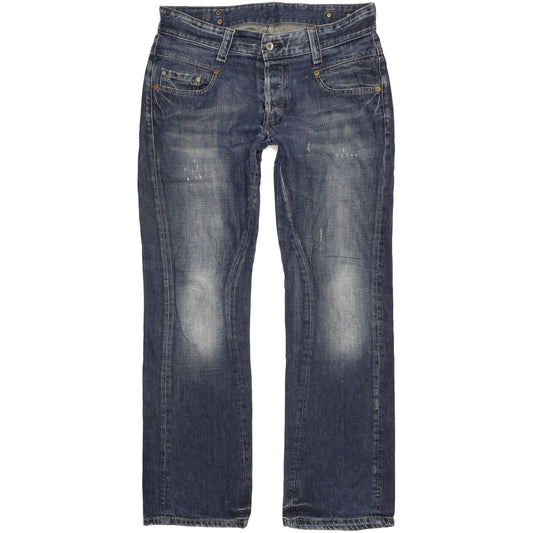 G-Star Radar Men Blue Straight Regular Jeans W36 L34