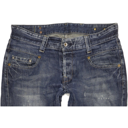 G-Star Radar Men Blue Straight Regular Jeans W36 L34