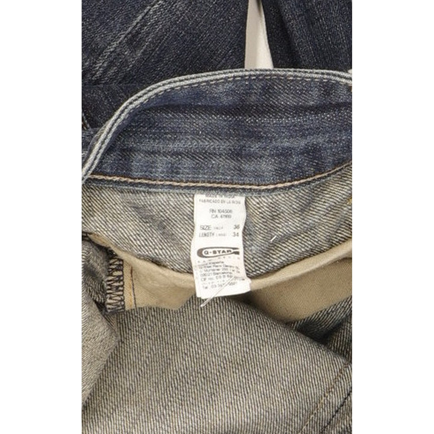 G-Star Radar Men Blue Straight Regular Jeans W36 L34