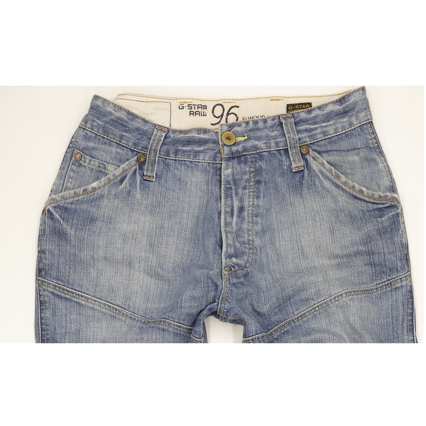 G-Star Elwood Heritage Men Blue Straight Regular Jeans W33 L33