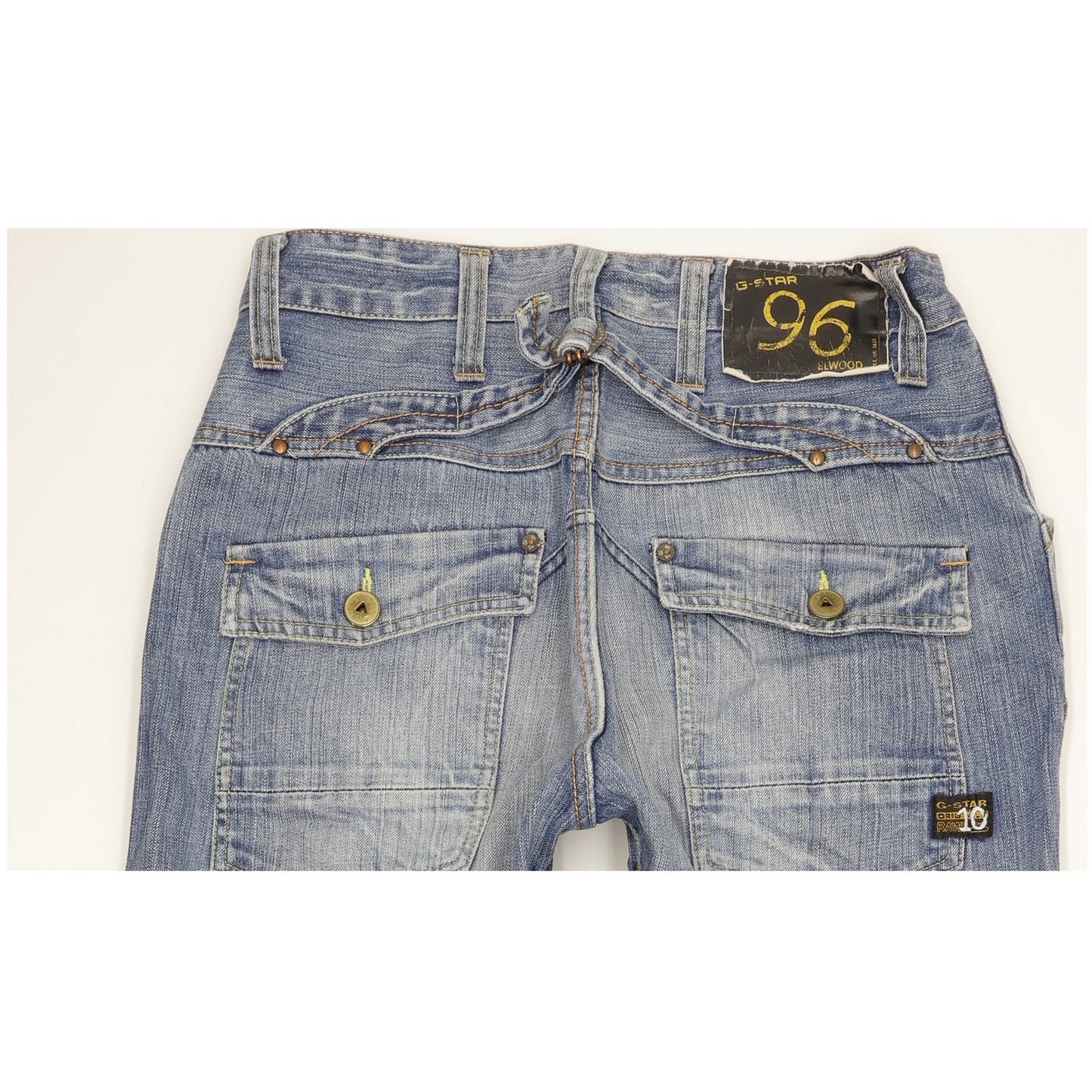 G-Star Elwood Heritage Men Blue Straight Regular Jeans W33 L33