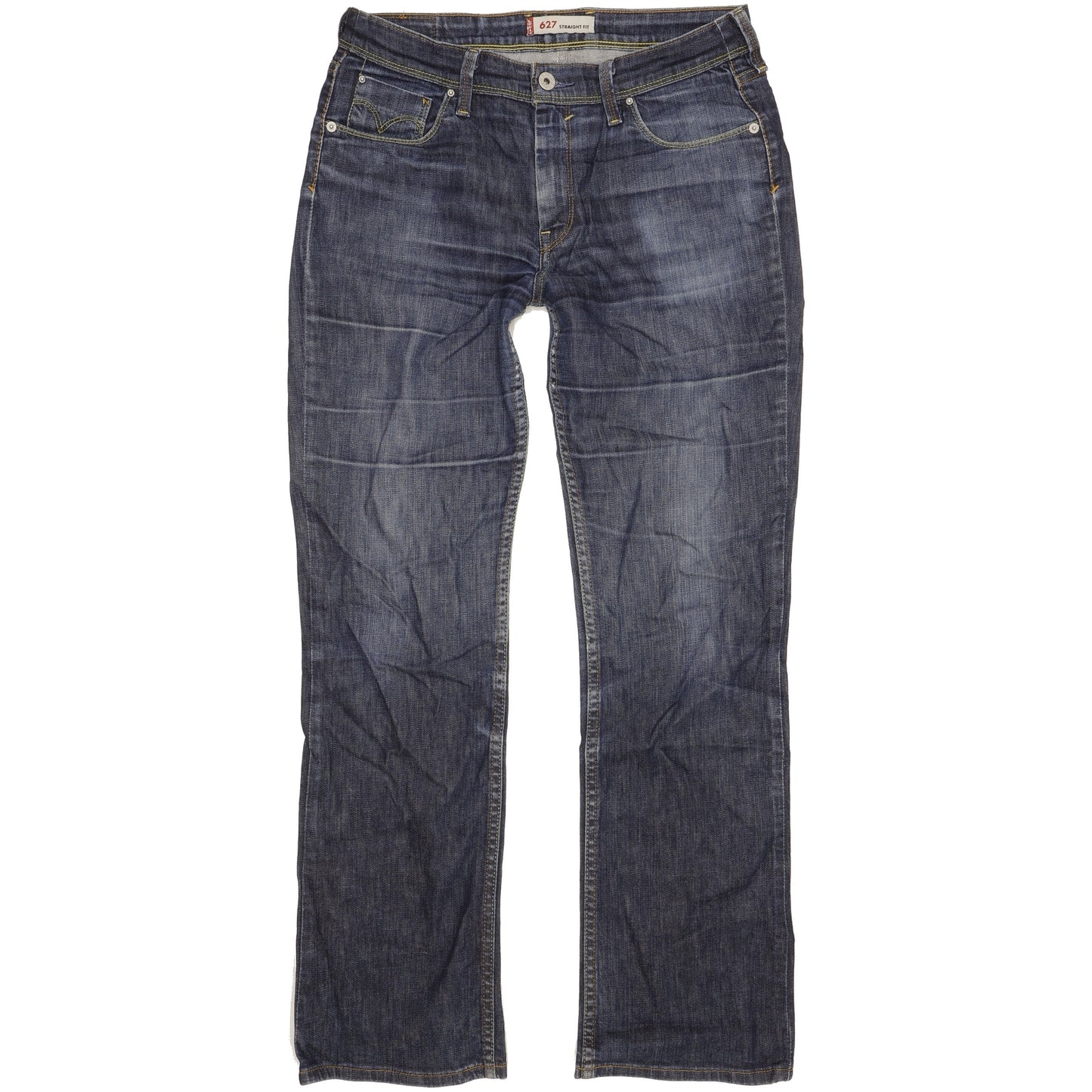 Levi's 627 Women Blue Straight Slim Stretch Jeans W31 L31