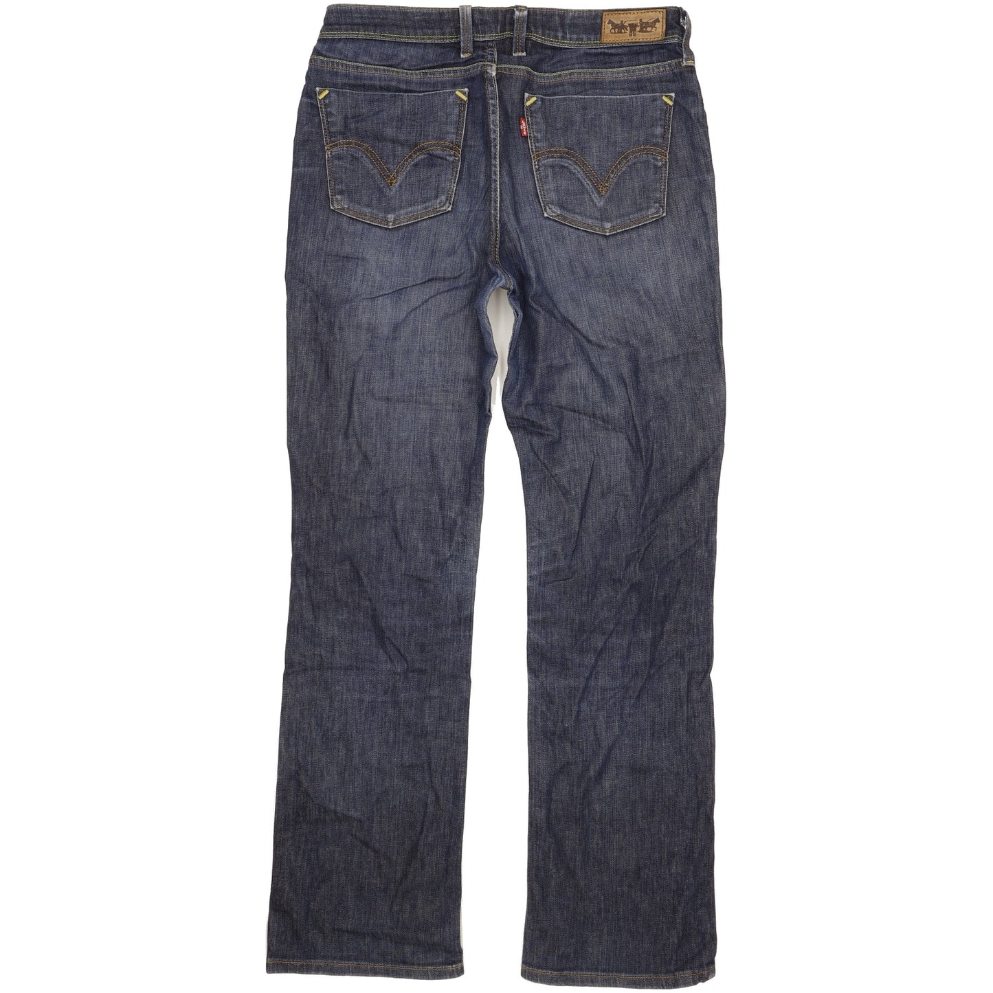 Levi's 627 Women Blue Straight Slim Stretch Jeans W31 L31