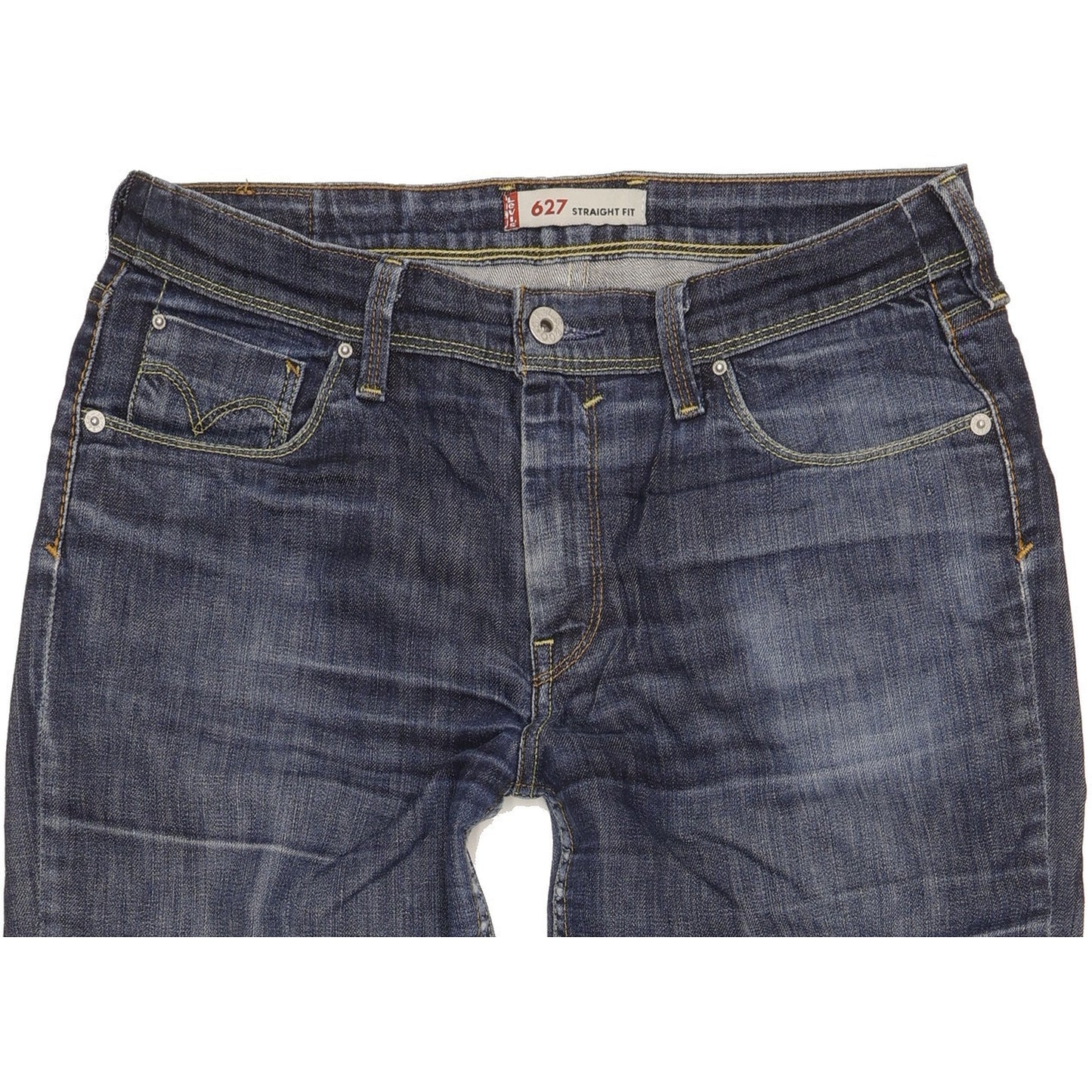Levi's 627 Women Blue Straight Slim Stretch Jeans W31 L31