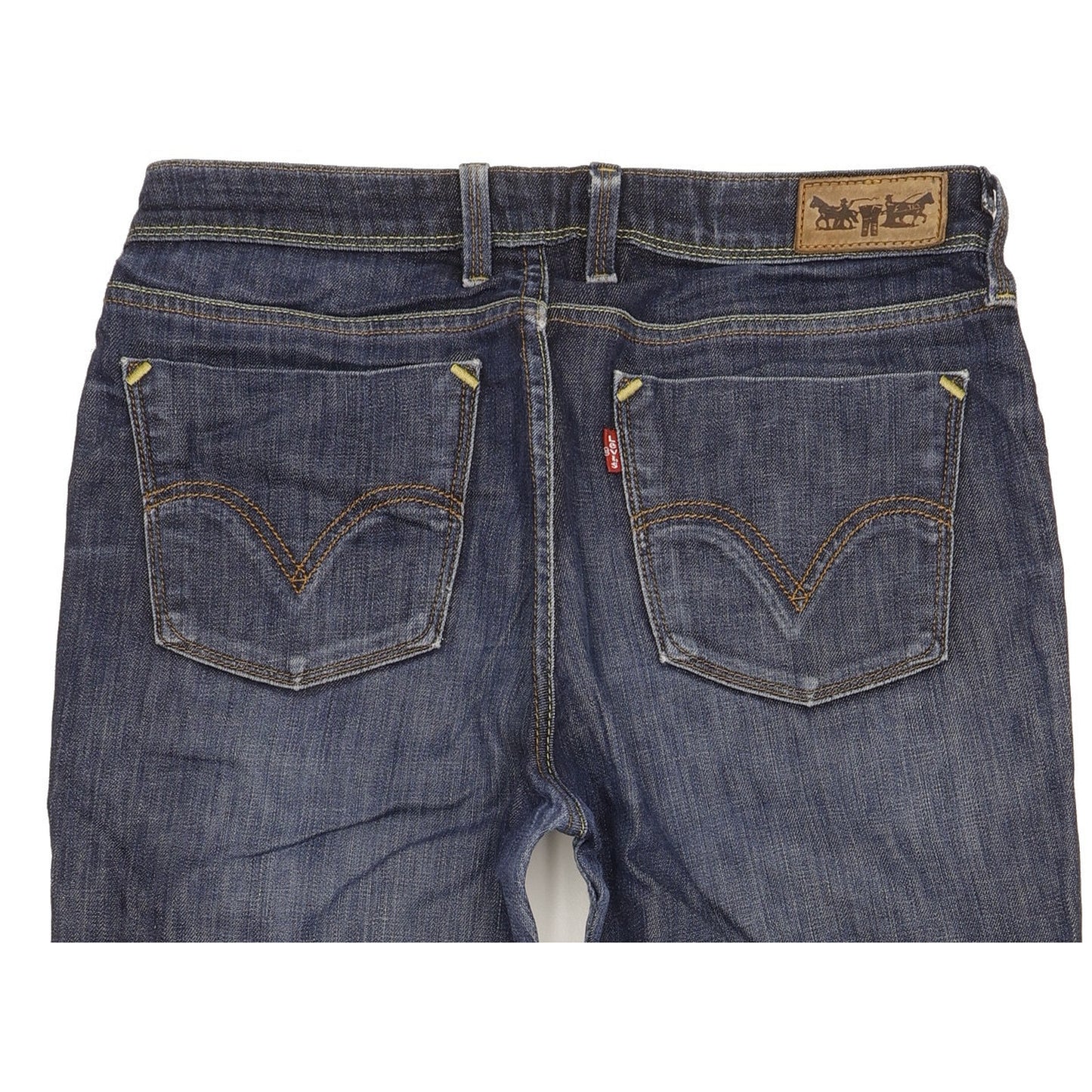 Levi's 627 Women Blue Straight Slim Stretch Jeans W31 L31