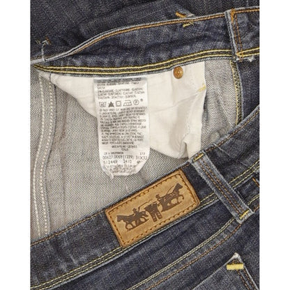 Levi's 627 Women Blue Straight Slim Stretch Jeans W31 L31