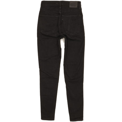 Levi's Mile Black Skinny Slim Stretch Jeans High Waisted W27 L28