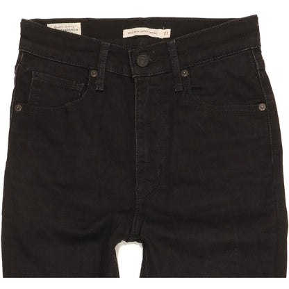 Levi's Mile Black Skinny Slim Stretch Jeans High Waisted W27 L28