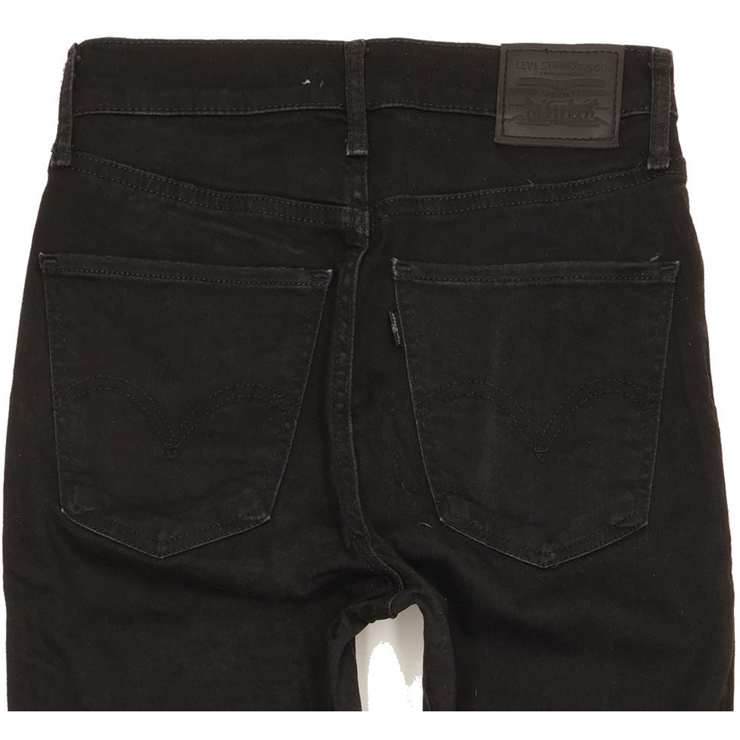 Levi's Mile Black Skinny Slim Stretch Jeans High Waisted W27 L28