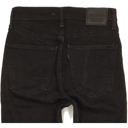 Levi's Mile Black Skinny Slim Stretch Jeans High Waisted W27 L28