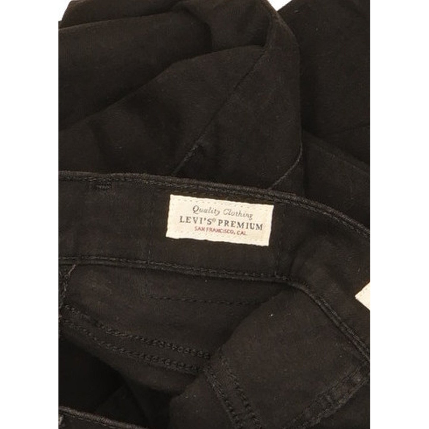 Levi's Mile Black Skinny Slim Stretch Jeans High Waisted W27 L28