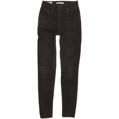 Levi's Mile Women Black Skinny Slim Stretch Jeans W26 L29