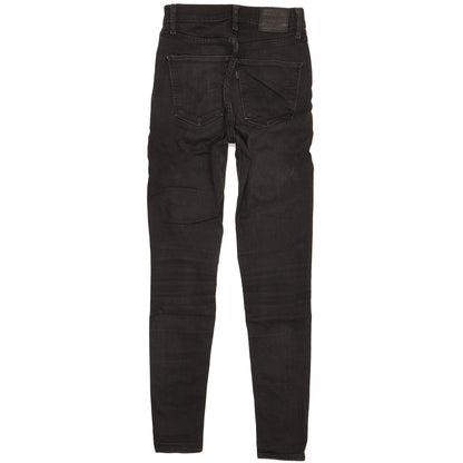 Levi's Mile Women Black Skinny Slim Stretch Jeans W26 L29