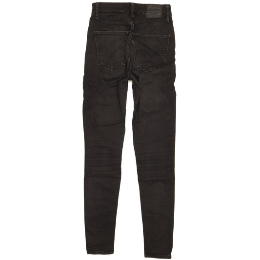 Levi's Mile Women Black Skinny Slim Stretch Jeans W26 L29